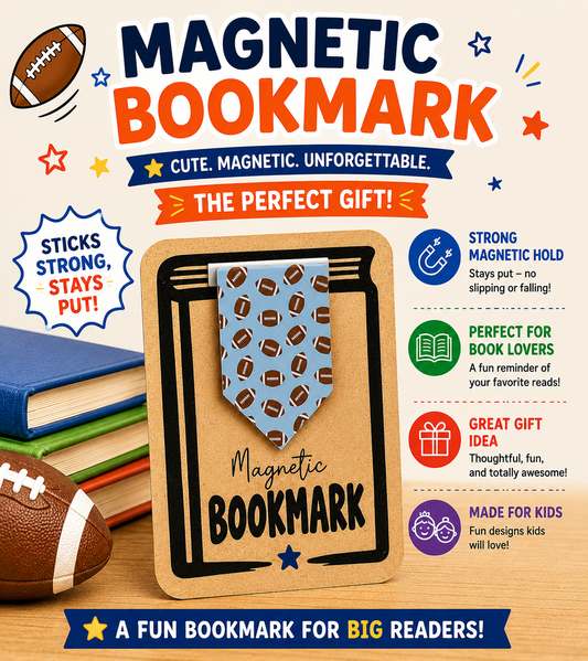 Magnetic Bookmark: Football